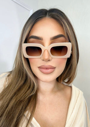 A New Day Sunglasses Ivory - Fashion Effect Store