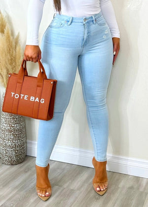 Flirty Moves Jeans Light Blue - Fashion Effect Store