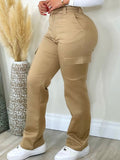 Here For It Cargo Pants Khaki - Fashion Effect Store