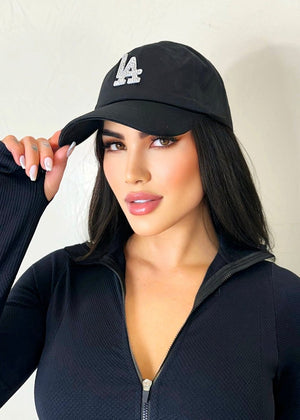 LA Hat Black - Fashion Effect Store