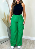 Let's Talk About It Cargo Pants Kelly Green - Fashion Effect Store