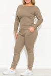 Run Away Two Piece Set Taupe - Fashion Effect Store