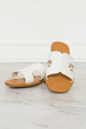Vacation Time Sandals - White - Fashion Effect Store