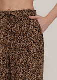 XIANNA ANIMAL PRINT FLARED PANTS