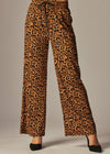 MAXI LEOPARD RIBBED STRETCHY PANTS