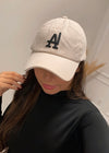 LA Hat Corduroy Ivory