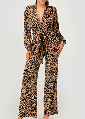 SARAHI ANIMAL PRINT JUMPSUIT