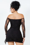 Anette Black Lace Dress