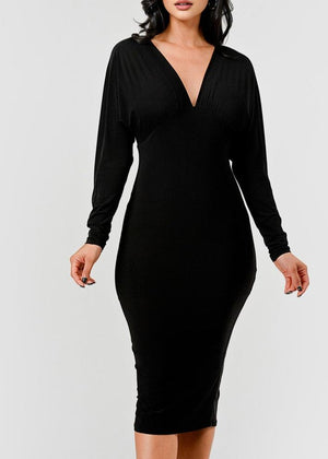 Daria Long Sleeve Dress Black