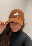 LA Hat Corduroy Mocha