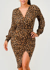 ARANTZA ANIMAL PRINT DRESS