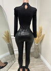 Addie Black Long Sleeve Bodysuit