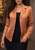 Set Your Goals Blazer Brown