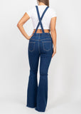 WINTERS DARK BLUE SUSPENDED DENIM OVERALL JEANS