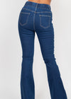 WINTERS DARK BLUE SUSPENDED DENIM OVERALL JEANS