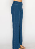 BOSTON MID DENIM TWO PIECE STRETCHY SET