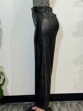 VALENTINA BLACK FAUX LEATHER PANTS
