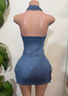 GLENDA DENIM DRESS