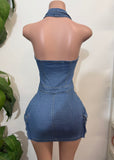 GLENDA DENIM DRESS