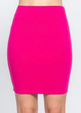 Missing You Skirt Hot Pink