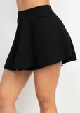 Talina Skirt/Short Black