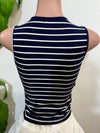 Dream Top Navy Stripped