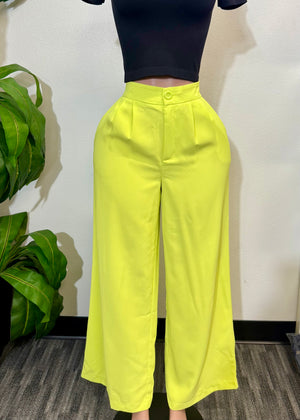 Lush Pants Lime Green