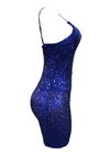 ELLIE ROYAL BLUE SEQUIN STUDDED BODYCON DRESS