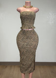 ADRIANE SET ANIMAL PRINT