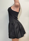 ELGIN BLACK SLEEVELESS BUBBLE SKIRT MINI DRESS