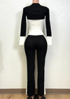ELOWIN BLACK & WHITE COLORBLOCK  SET