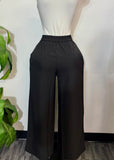 LUSH BLACK FLARED PANTS