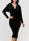 Daria Long Sleeve Dress Black