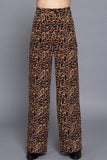 BRISTOL HIGH RISE LOOSE FIT ANIMAL PRINT PANTS