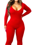 Never Basic Jumpsuit Red - Fashion Effect Store