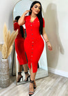 Amaia Dress Red