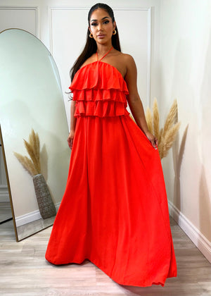 High Hopes Maxi  Dress Orange