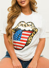 In Love T- Shirt White/Red/Blue