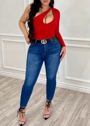 Spice It Up Bodysuit Red - Fashion Effect Store