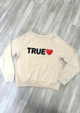 True Love Sequin Sweater Ivory