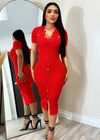 Amaia Dress Red