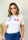 Señora T Shirt White - Fashion Effect Store