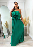 High Hopes Maxi  Dress Green