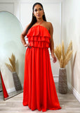 High Hopes Maxi  Dress Orange