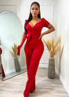 Maddox Jumpsuit Red