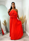 High Hopes Maxi  Dress Orange