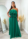 High Hopes Maxi  Dress Green