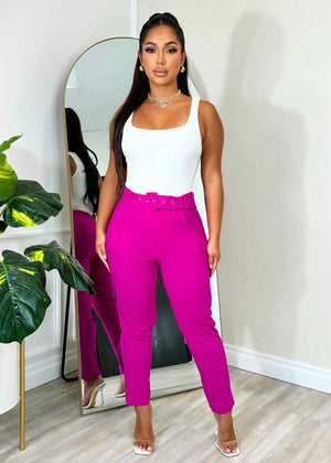 Casual Crush Pants Magenta