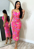 Like No Other Floral Dress Pink