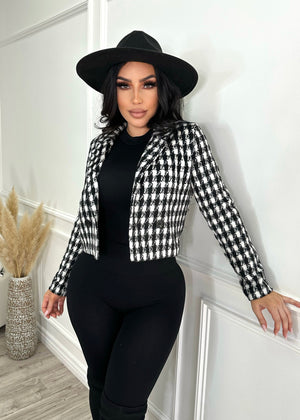 Trianna Blazer Black/White